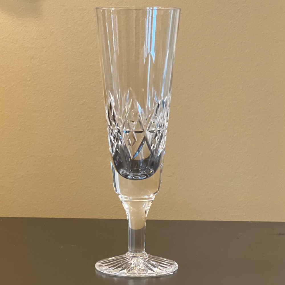 Vintage Stuart Glencoe Crystal Flute